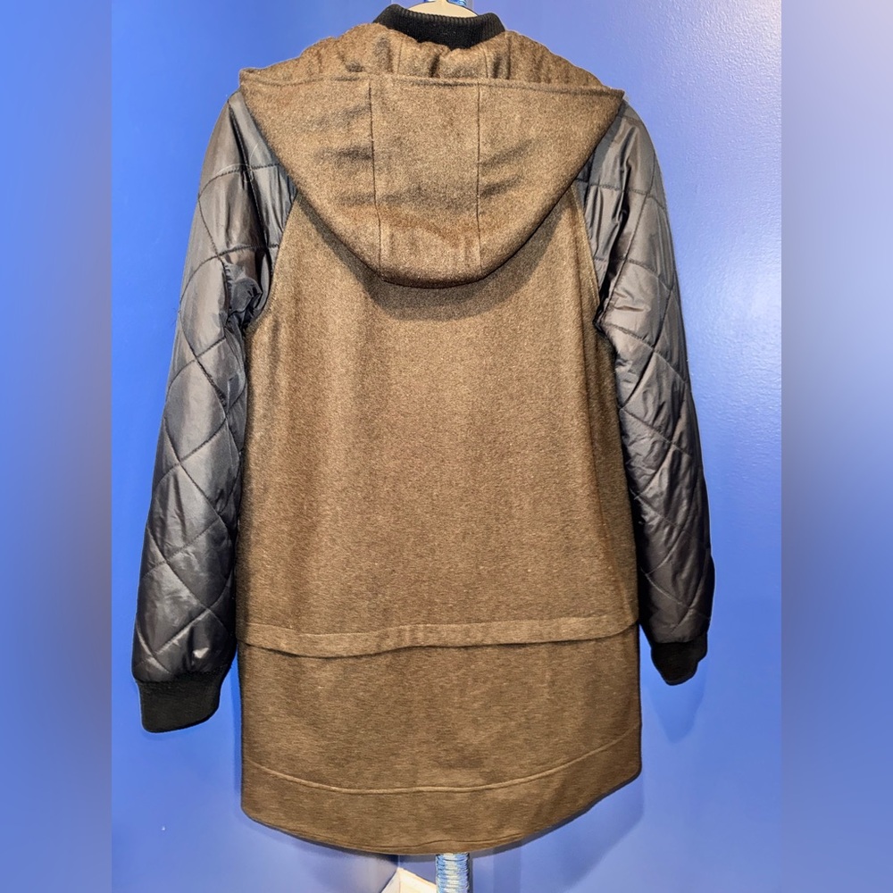 Express- Black and Brown Utility Jacket Size Small - Picture 4 of 17